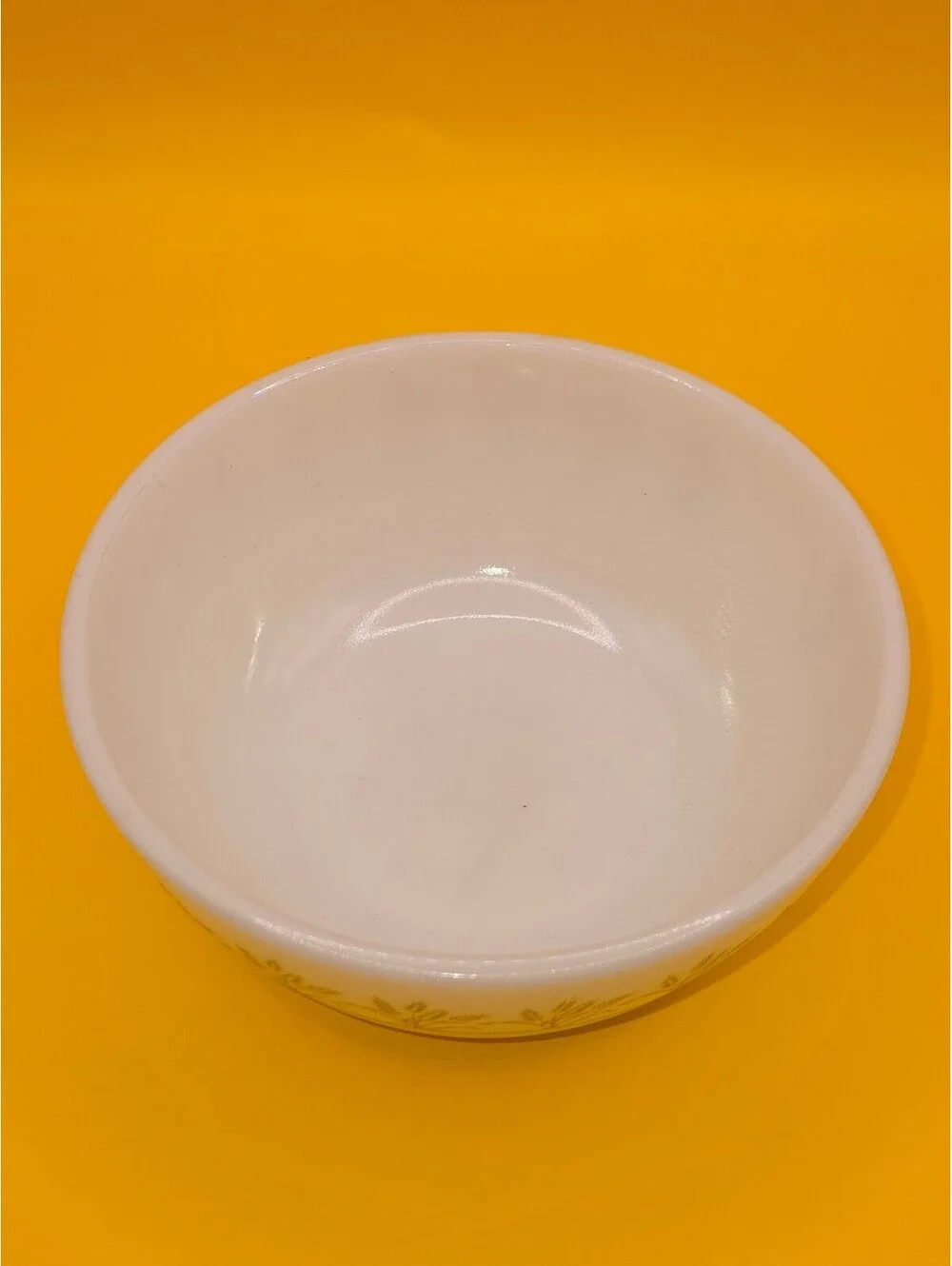 Vintage Harvest Wheat Milk Glass Berry / Cereal Bowl 5